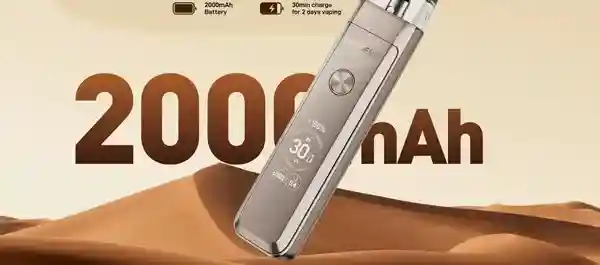 Vaporesso Xros Pro 2 Kit Pod – batterie 2000 mAh rechargeable en 30 minutes