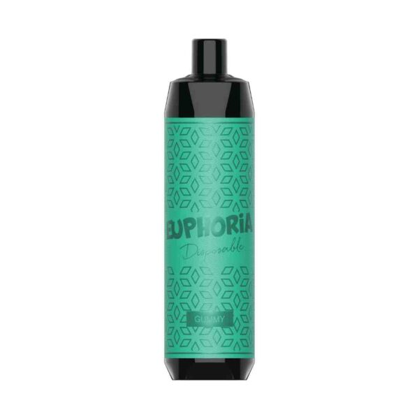 E-Cigarette Jetable Euphoria DTL Hooqah Clouds 8000 puff Gummy – 5 mg/ml nicotine, saveur bonbon fruité sucré, disponible chez Agadir Vapes à Agadir Maroc