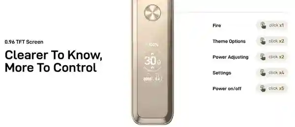 Vaporesso Xros Pro 2 Kit Pod – écran couleur TFT 0.96 pouces avec contrôle intelligent