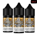 El Tobacco Salt – Vanilla Custard Tobacco E-liquide 30ml flacons de e-liquide sels de nicotine saveur vanille custard et tabac blond