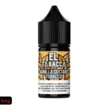 El Tobacco - Vanilla Custard Tobacco E-liquide 30ml 3mg saveur crème vanille et tabac blond
