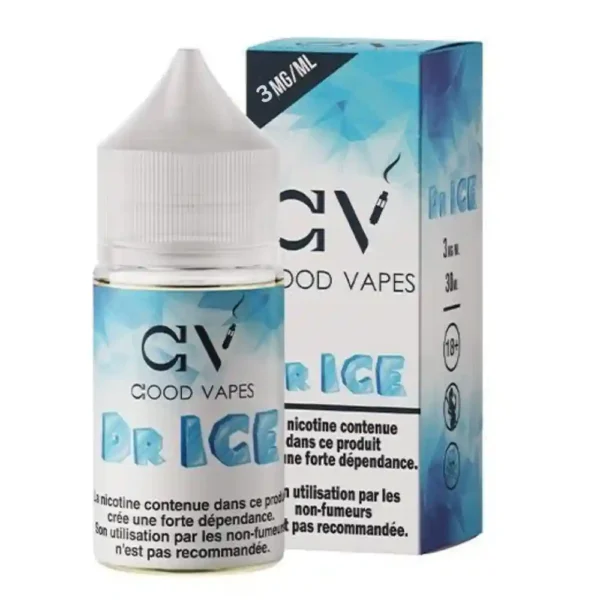 Good Vapes - Dr Ice E-liquide 30ml 3mg saveur réglisse anis menthol