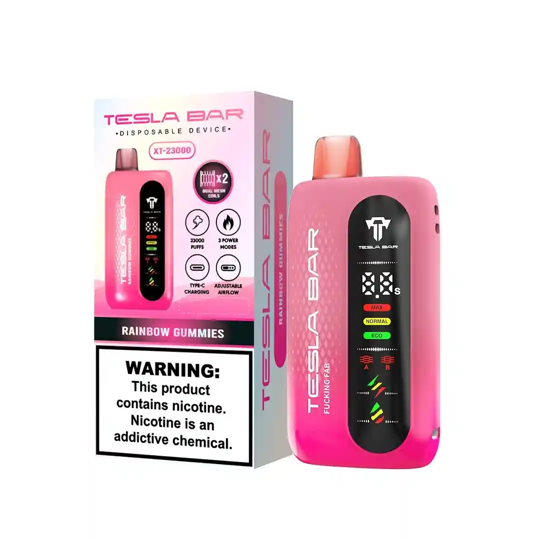 Tesla Bar XT23000 Puff 5% Vape Jetable Chez Agadir Vapes Maroc