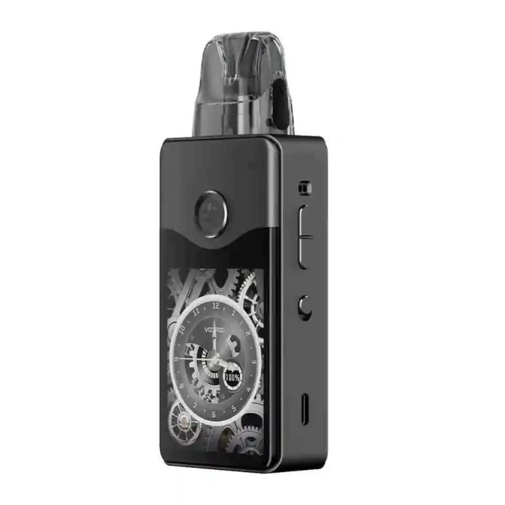 VooPoo Vinci E120 Kit Pod System Grey Metal – design métallique élégant avec écran TFT 2.44 pouces