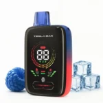E-Cigarette Jetable Tesla Bar XT25000 Blue Razz – 2% nicotine, saveur framboise bleue glacée, disponible chez Agadir Vapes à Agadir Maroc