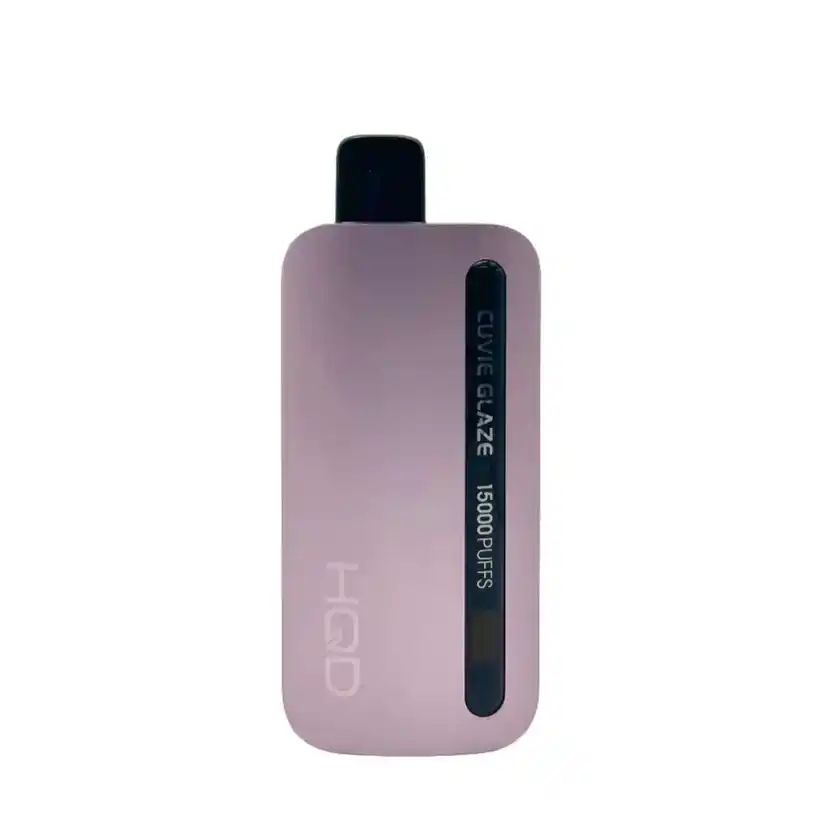 E-cigarette jetable HQD Cuvie Glaze 15000 Puffs 5 % saveur Strawberry Kiwi – Vape fruitée équilibrée longue durée disponible chez Agadir Vapes Maroc