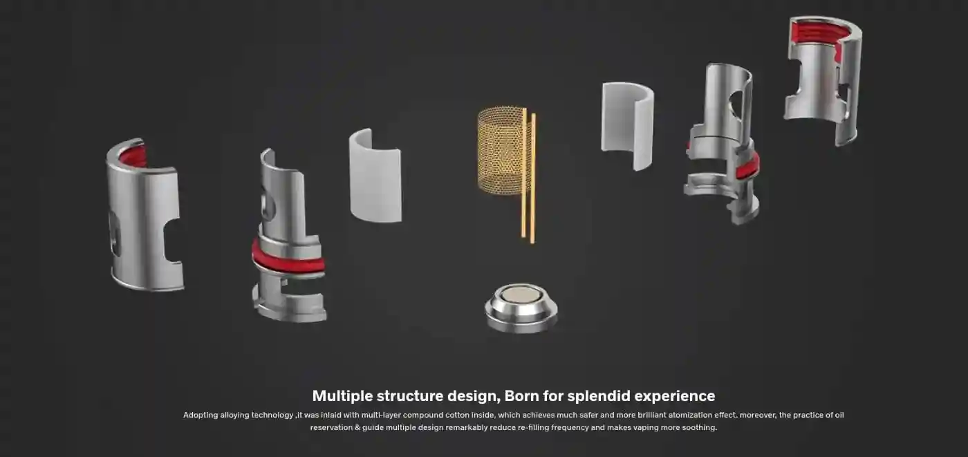 VooPoo PnP Résistance de Rechange – conception multi-structure pour une vapeur optimale