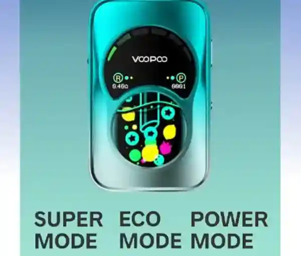 VooPoo Argus A Pod System Kit avec modes Super, Eco et Power pour une vape personnalisée