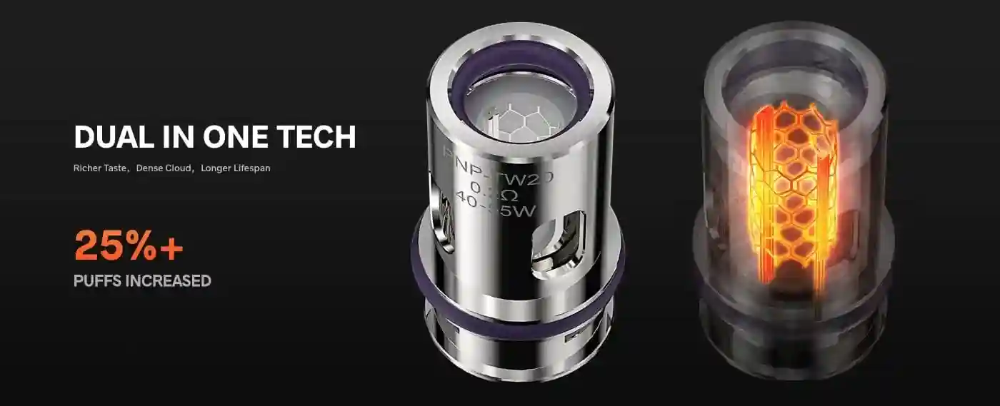 VooPoo PnP Résistance de Rechange – Technologie Dual in One pour vapeur dense et saveur riche