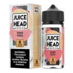 Juice Head Freeze - Guava Peach 100ML E-Liquide 6mg avec boîte et flacon chez Agadir Vapes Maroc