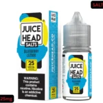 Juice Head SALTS – Blueberry Lemon 30ML 25 mg e-liquide sel de nicotine flacon et boîte