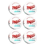 Pack 6× PABLO Exclusive Frosted Mint 50mg Nicotine Pouches – extra strong menthol nicopods