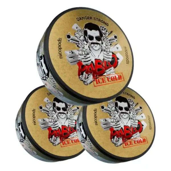 PABLO Ice Cold 30mg Nicotine Pouche – Sachets de nicotine extra forts au menthol