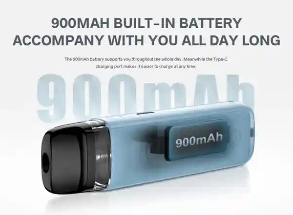 VooPoo Vinci Q Pod System Kit – Batterie intégrée 900mAh avec recharge USB-C