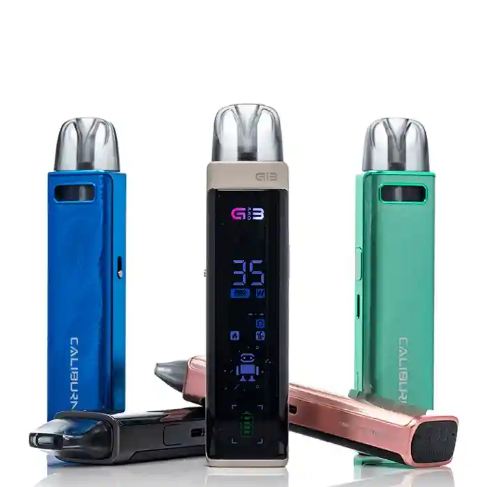 Uwell Caliburn G3 Pro Pod Vape Kit – design élégant avec écran complet et couleurs premium
