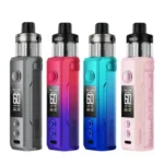 VooPoo Drag S2 Pod System Kit – Différentes couleurs disponibles : Gray Metal, Modern Red, Sky Blue, Glow Pink