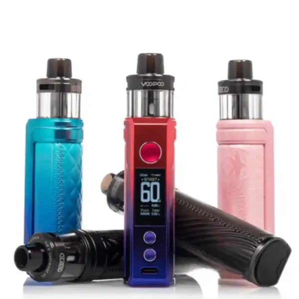 VooPoo Drag S2 Pod System Kit – Design coloré et élégant avec écran digital 60W
