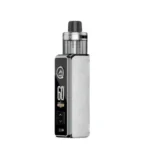 VooPoo Drag S3 Pod System Kit blanc avec design gravé élégant