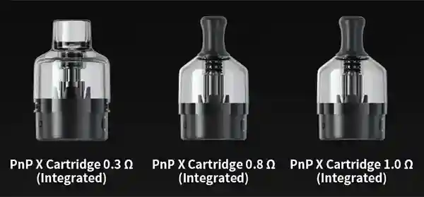 Cartouches intégrées PnP X pour VooPoo Drag S3 Pod System Kit en 0.3Ω, 0.8Ω et 1.0Ω