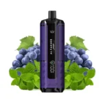 Al Fakher Crown Bar Hypermax 25K Puff Vape Jetable Grape Mint avec raisins frais et feuilles de menthe